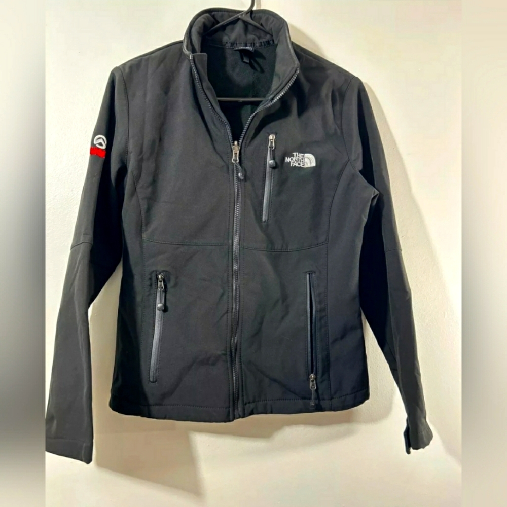 The North Face Summit Series Apex Bionic Softshell Jacket Coat Black Women M